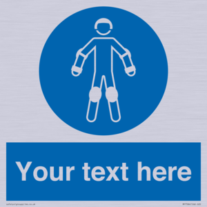 Custom protective roller sport equipment must be worn